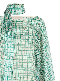 Blouse Scarf Neck