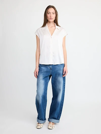 Shirt with Classic Collar