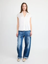 Shirt with Classic Collar