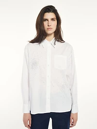Rhinestone Detail Shirt
