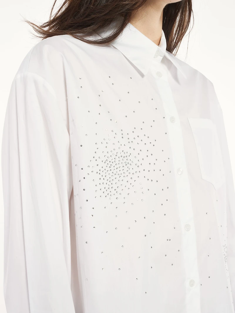 Rhinestone Detail Shirt