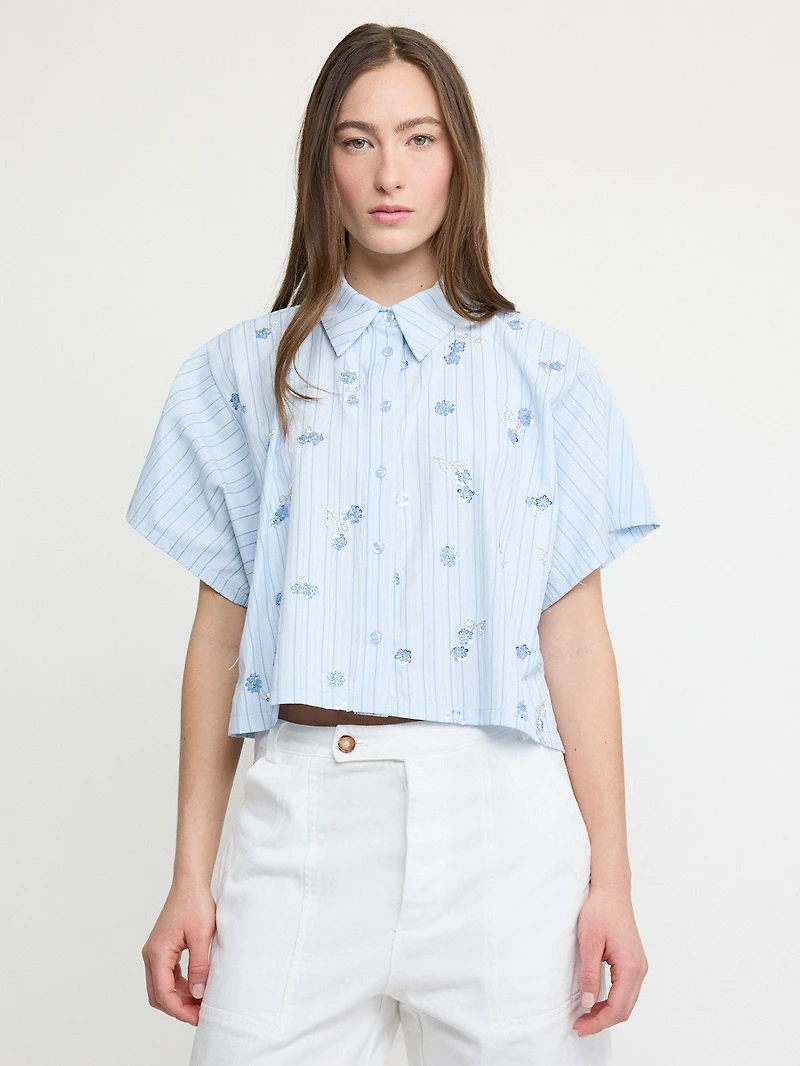 Light Cropped Shirt