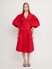 Red Puff Shirt