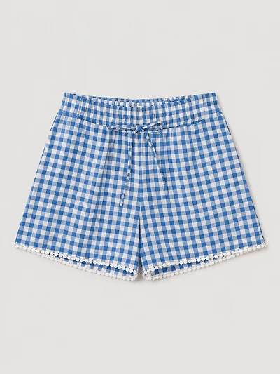 Gingham Tie-Waist Short