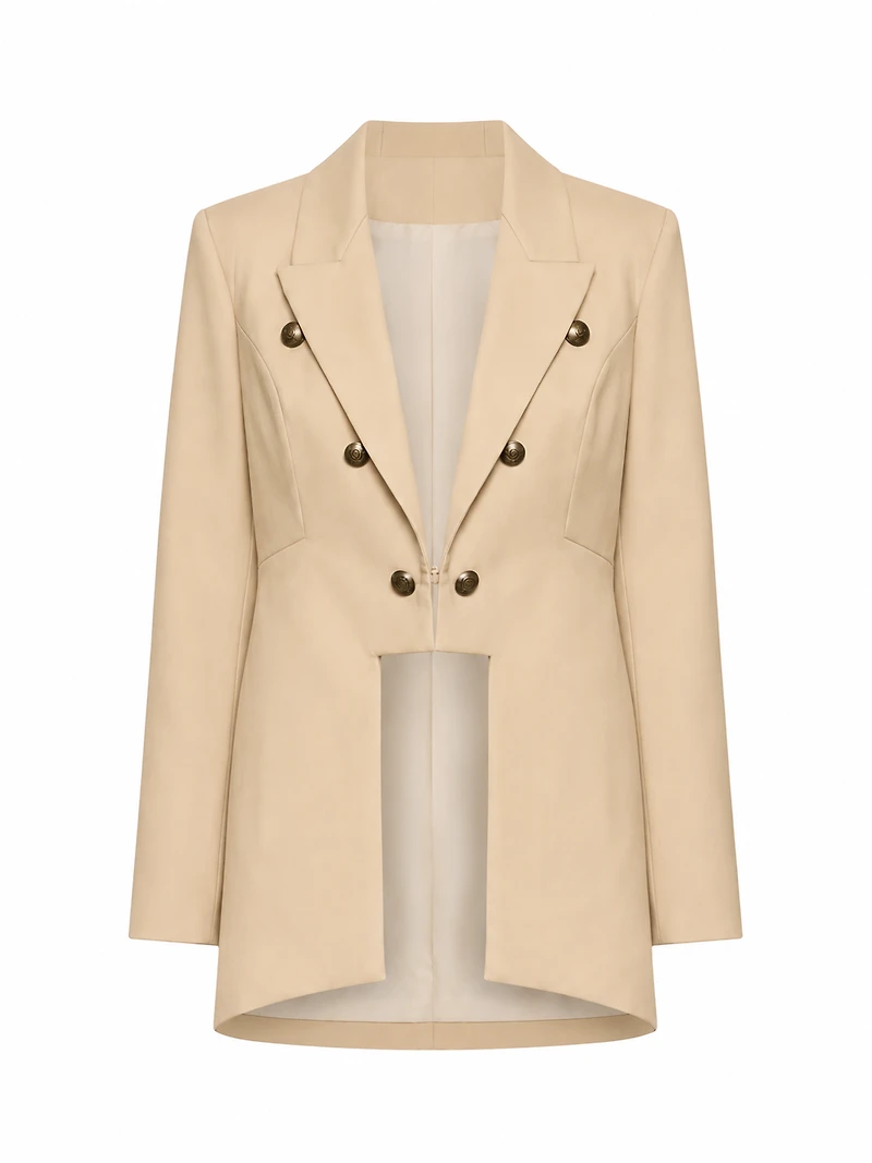 Tailored Asymmetric Blazer
