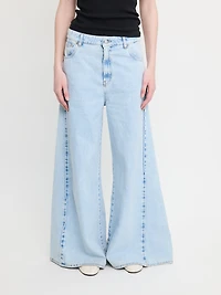 Light Wash Wide Leg Jeans