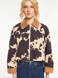 Cow Print Jacket