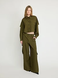 Pantalon utilitaire à jambes larges
