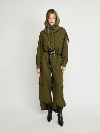 Pantalon utilitaire à jambes larges