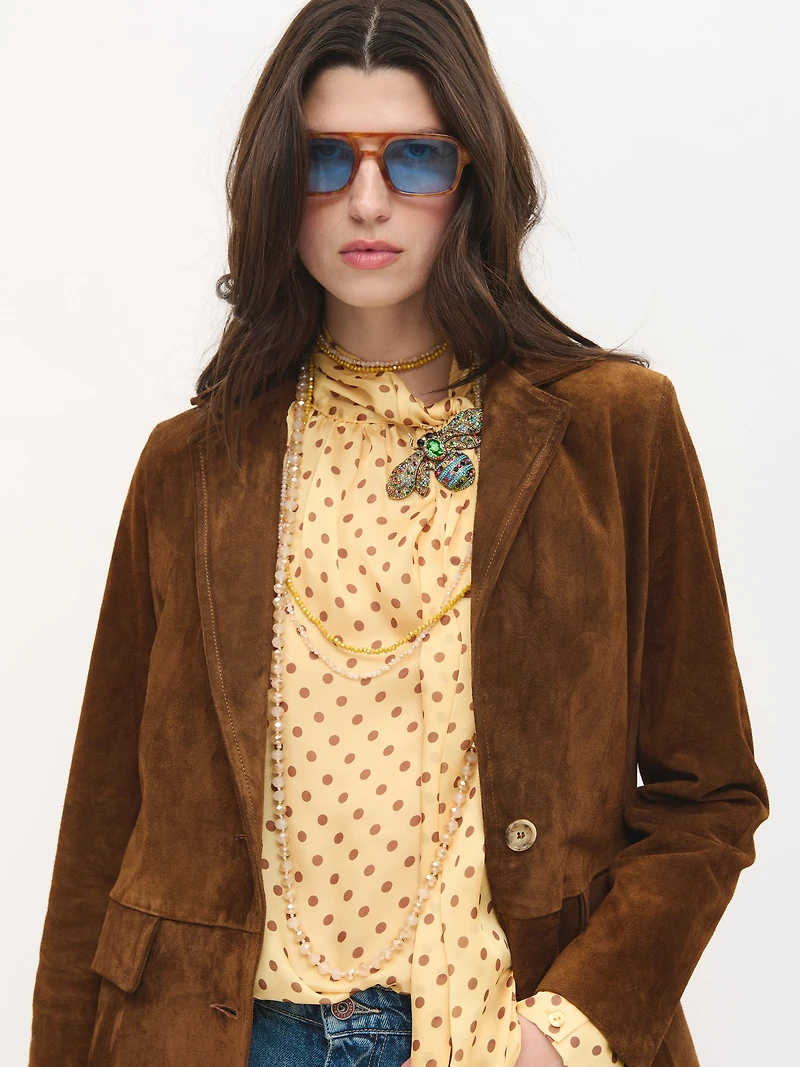 Suede Blazer