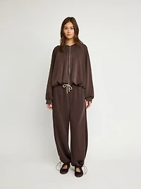 Relaxed Zip-Up Sweater