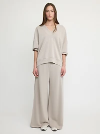 V-Neck Relaxed Sweatshirt