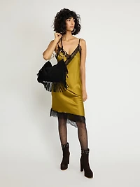 Fringe Suede Bag