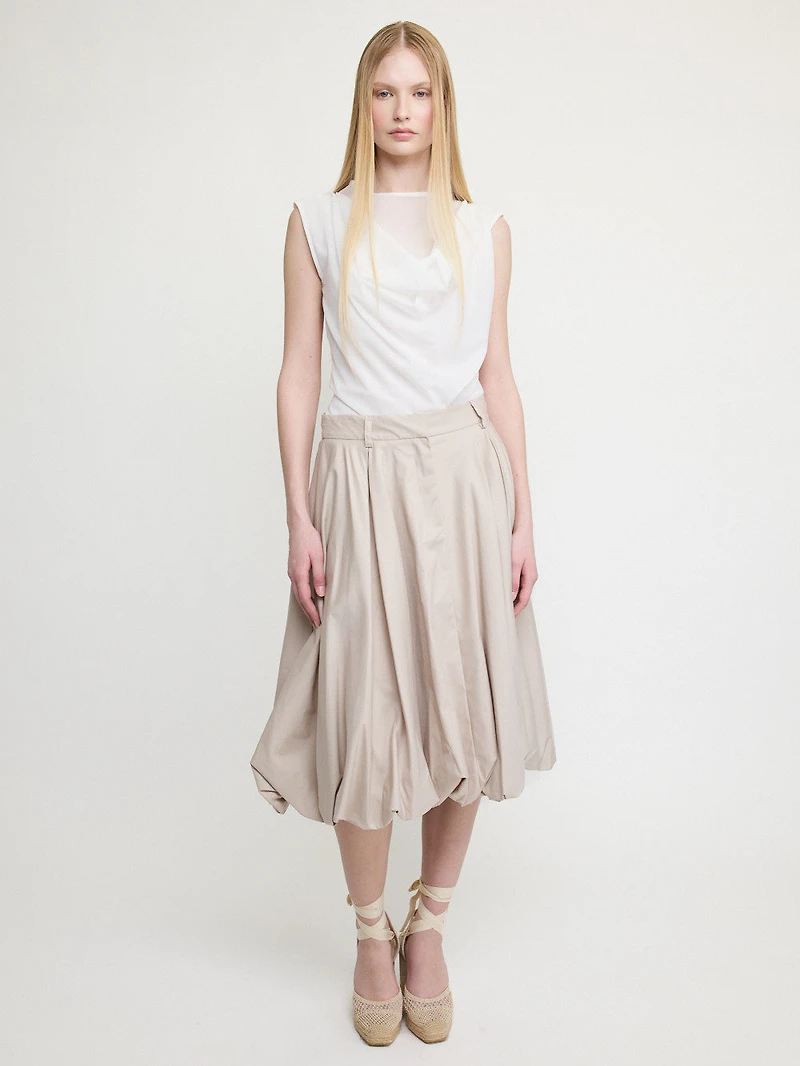 Ballon Midi Skirt