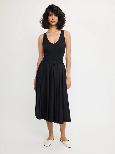 Black Midi Skirt