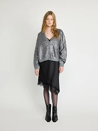Sequin Knit Cardigan
