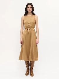 Belted Balloon Dress