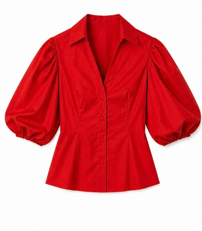 Red Puff Shirt