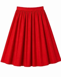 Midi Skirt Red