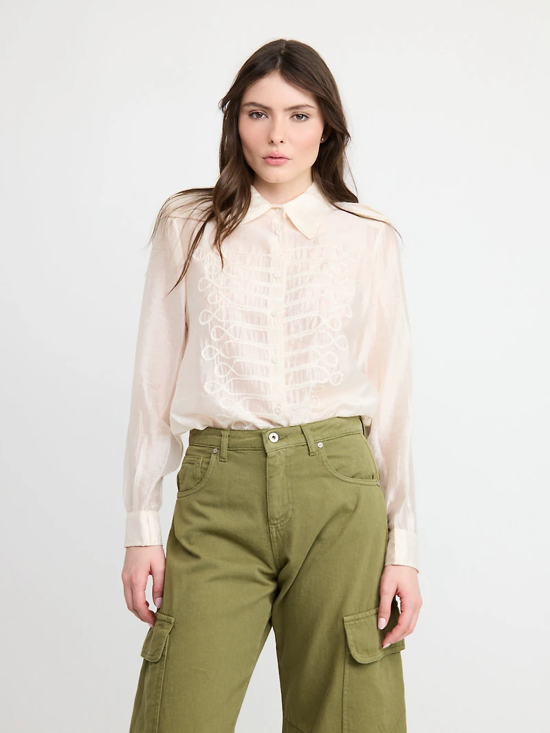 Embroidered Light Blouse