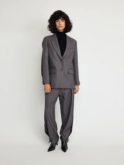 Structured Grey Blazer