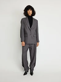 Structured Grey Blazer