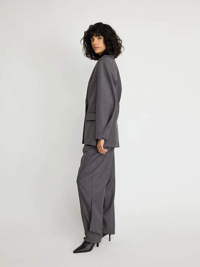 Blazer gris structuré
