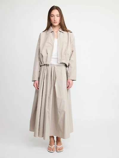 Bomber Jacket Beige