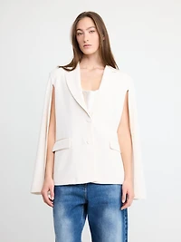 Cape Sleeve Blazer