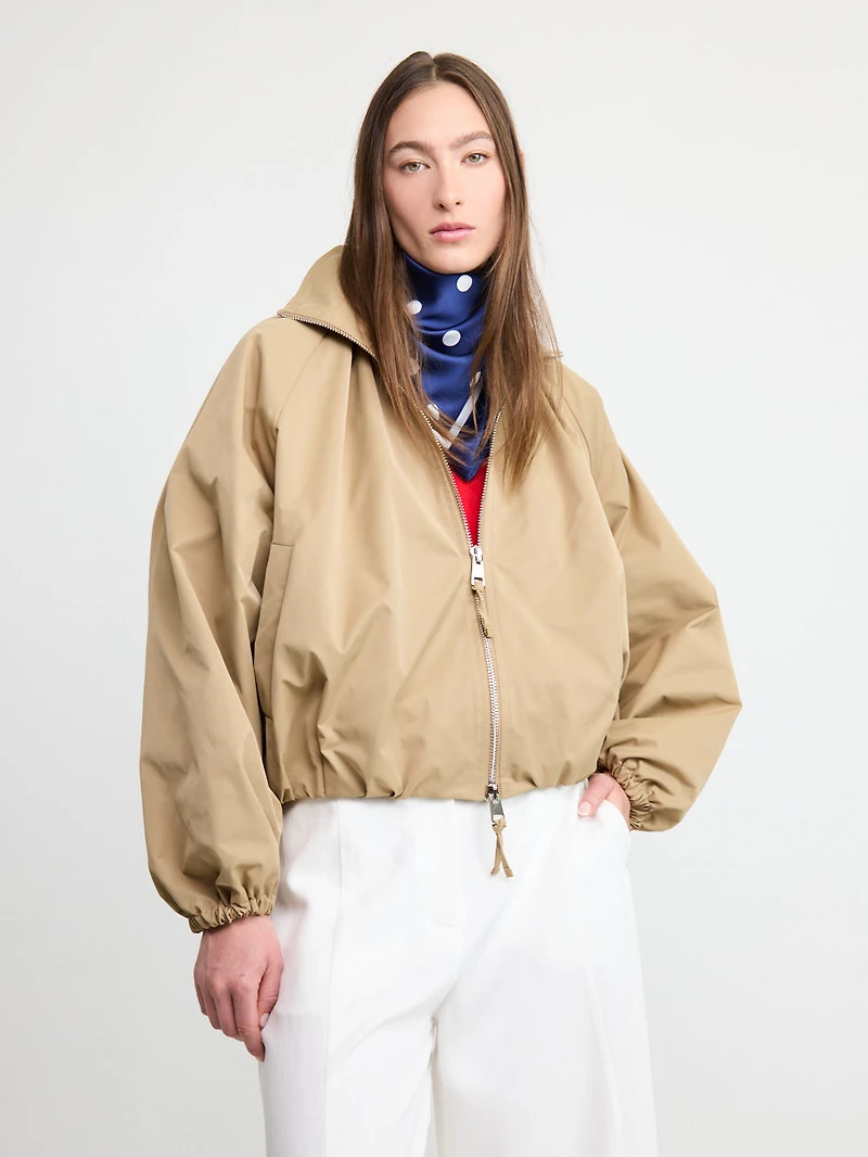 Crop Bomber Jacket