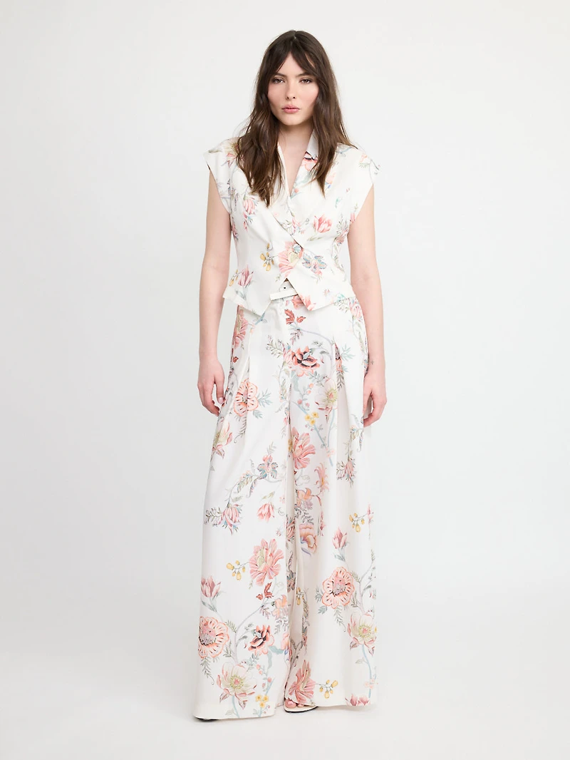Floral Wide Pants
