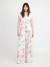 Floral Wide Pants