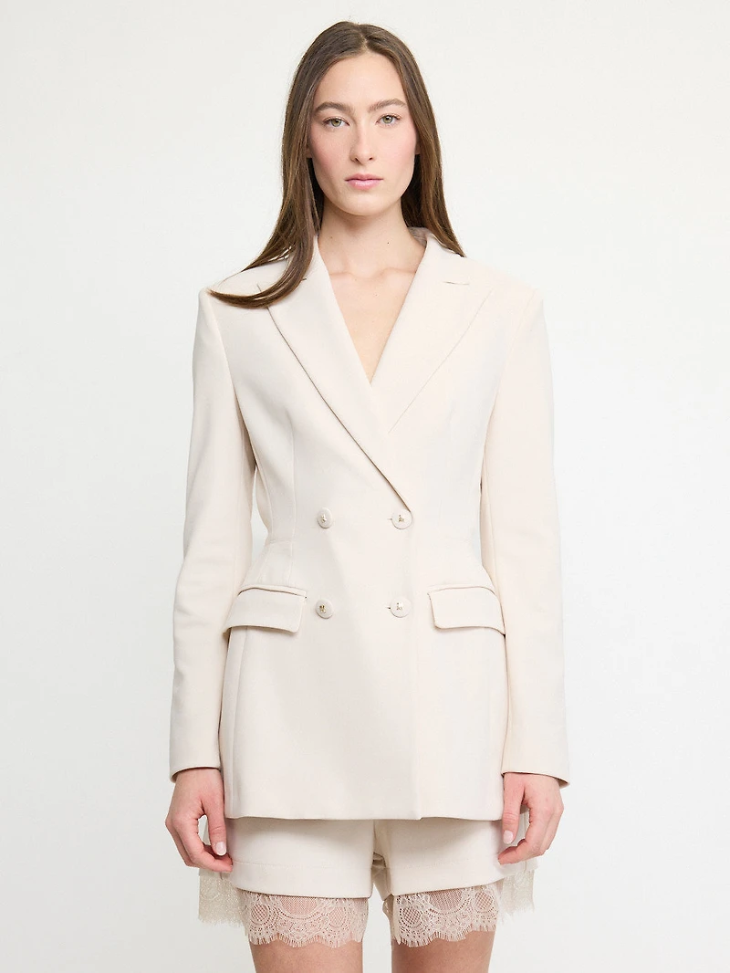 Tailored Double Breasted Blazer