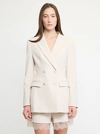 Tailored Double Breasted Blazer