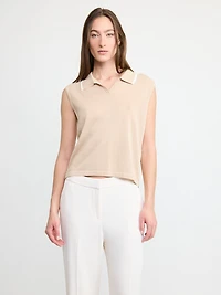 Knit Polo Sweater