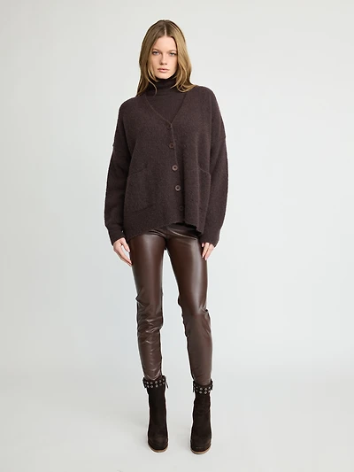 Gilet boutonné sur le devant