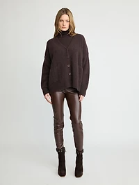 Gilet boutonné sur le devant