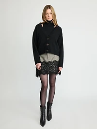 Ensemble twin-set en maille superposée
