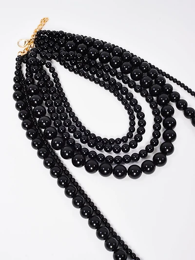 Multi-Layered Pearl Necklace