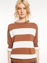 Striped Knit Top