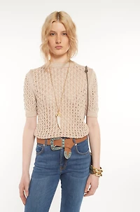 Openwork Knit Top