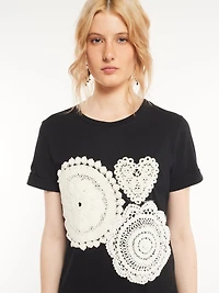 Embroidered Applique T-shirt