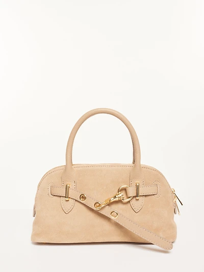 Sac à poignée supérieure en daim