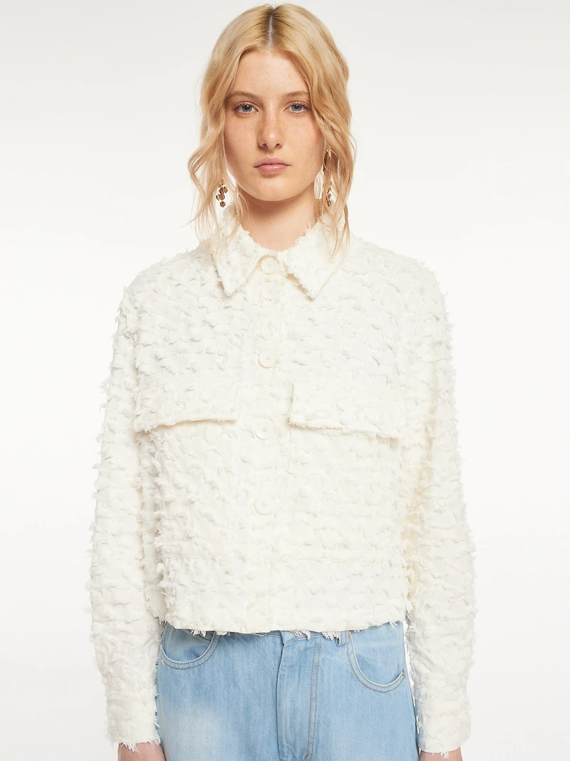 Distress Denim Jacket