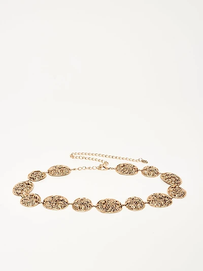 Rosette Chained Belt