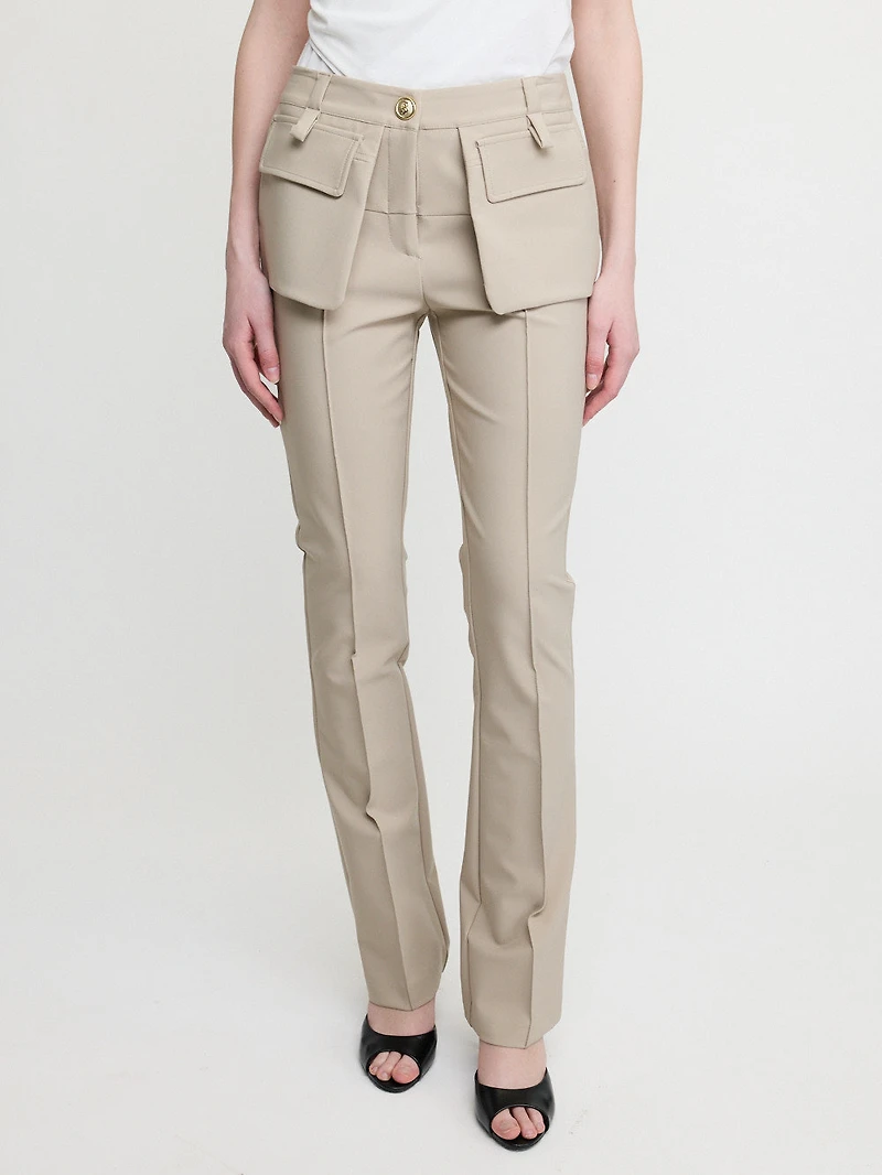 Trousers with Oversized Pockets