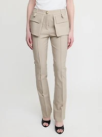 Trousers with Oversized Pockets
