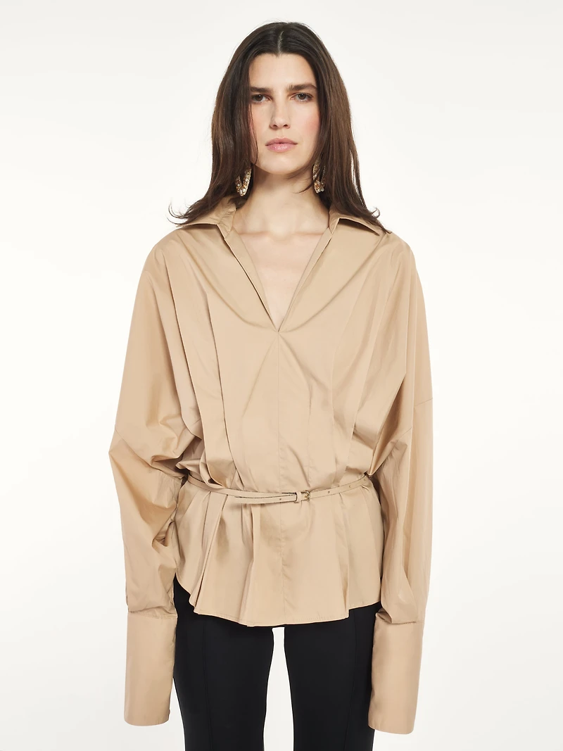 Fitted Belted Shirt