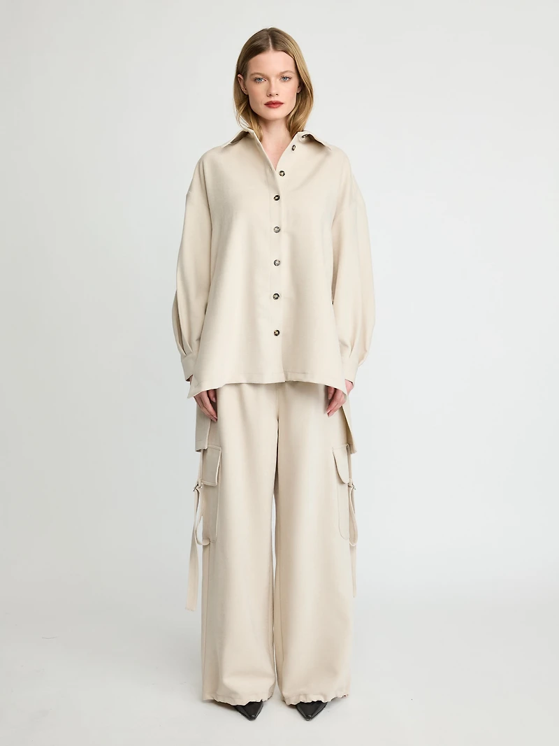 Chemise carrée cintrée