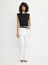 Pants Asymmetric Back Pockets